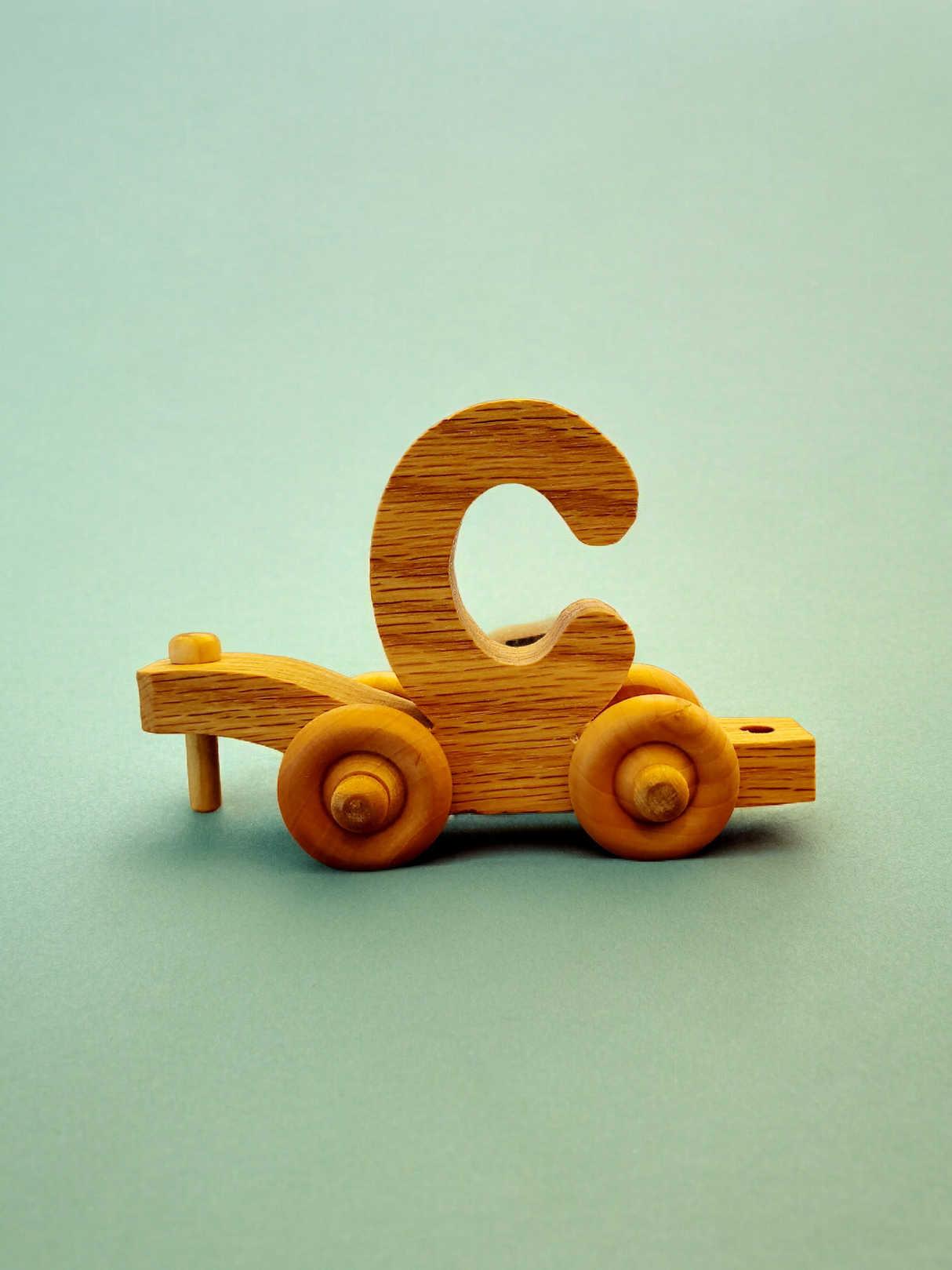 Wooden Alphabet Train Letter C