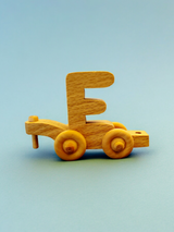 Wooden Alphabet Train Letter E