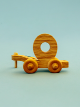 Wooden Alphabet Train Letter O