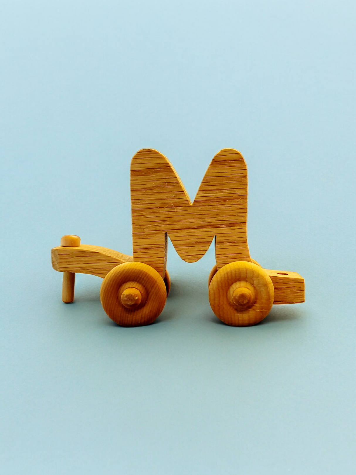 Wooden Alphabet Train Letter M