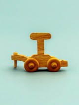 Wooden Alphabet Train Letter I