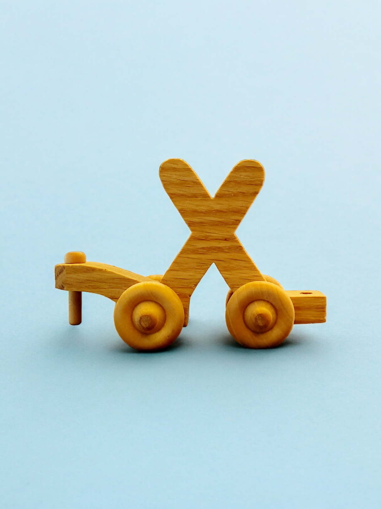 Wooden Alphabet Train Letter X