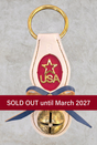 USA Star doorhanger with darker red sold-out banner